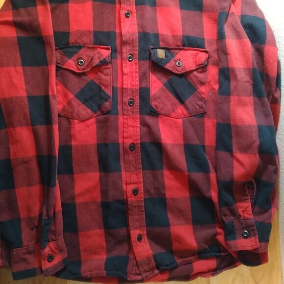 Vintage Big Bill Plaid Flannel Button Down Shirt - Picture 3 of 7